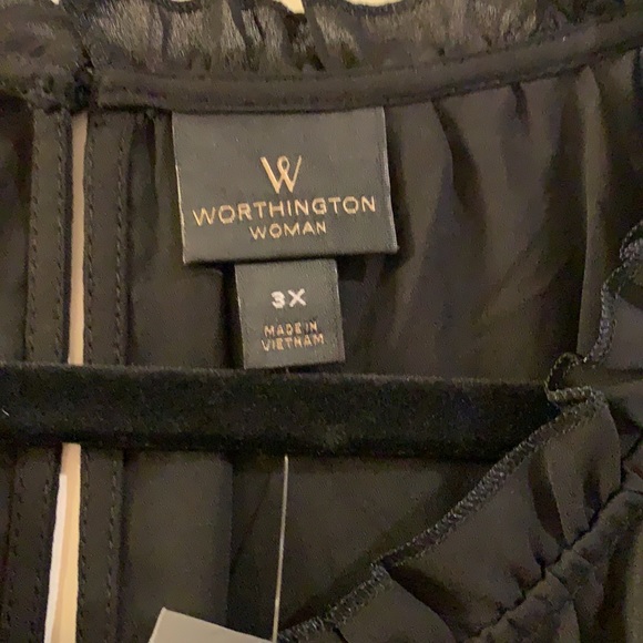 Worthington black blouse - Picture 5 of 6